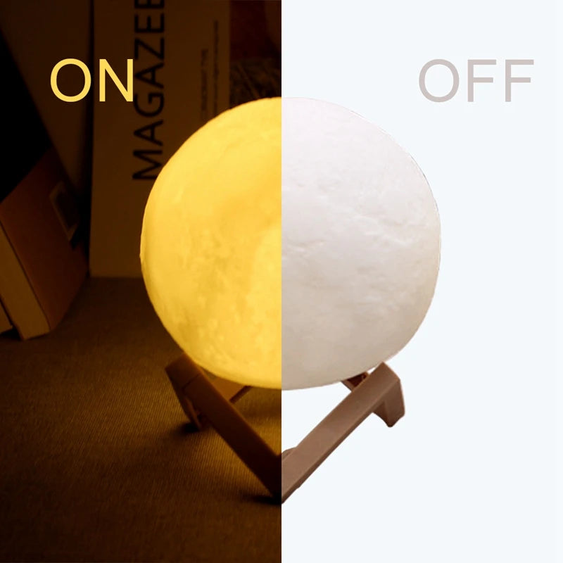 Aurora Moon Lamp