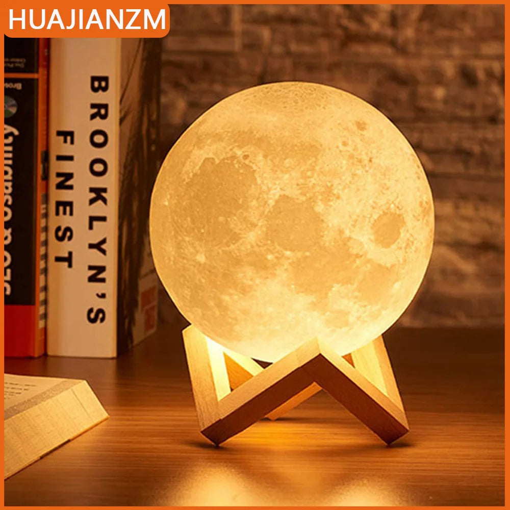 Aurora Moon Lamp