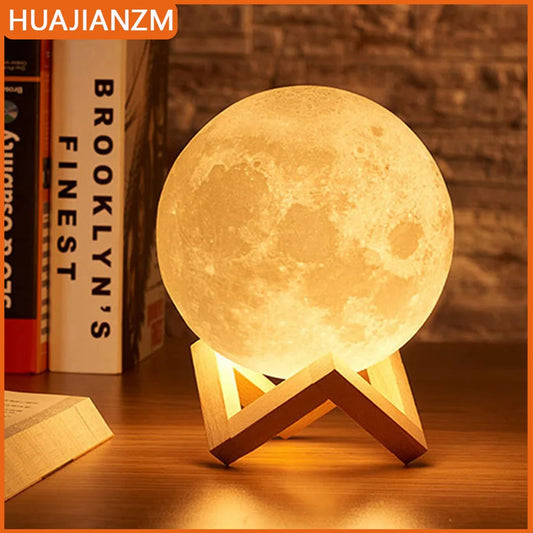 Aurora Moon Lamp