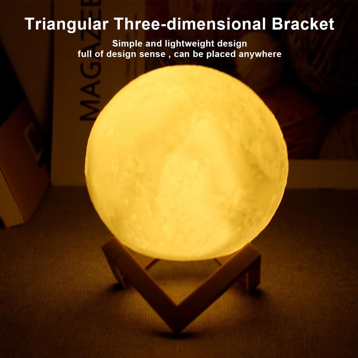 Aurora Moon Lamp