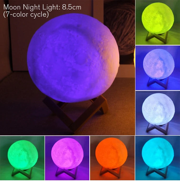 Aurora Moon Lamp