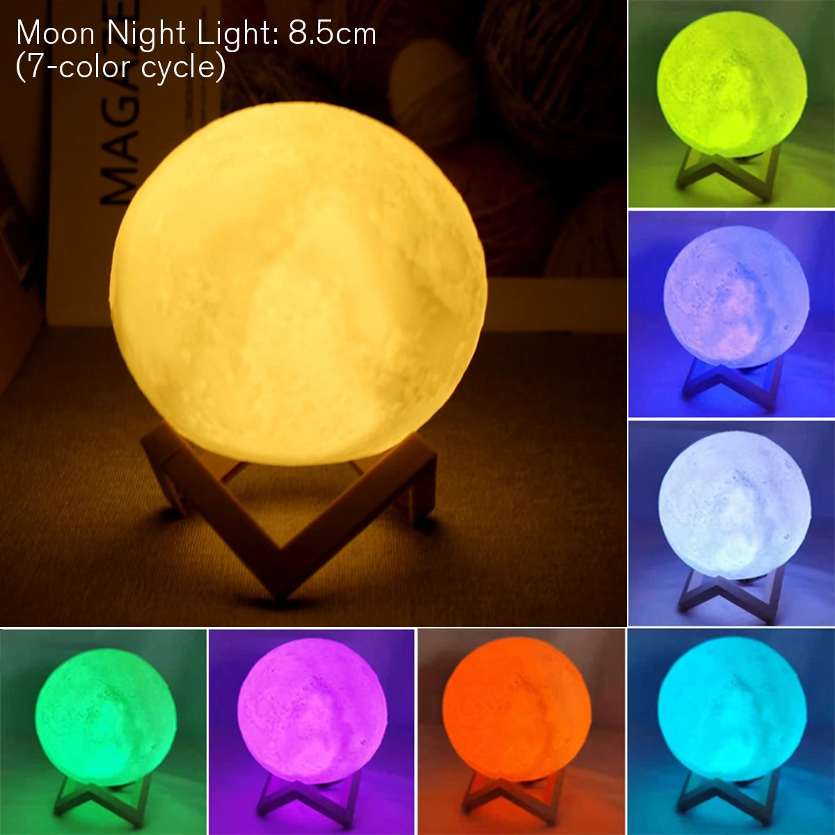 Aurora Moon Lamp
