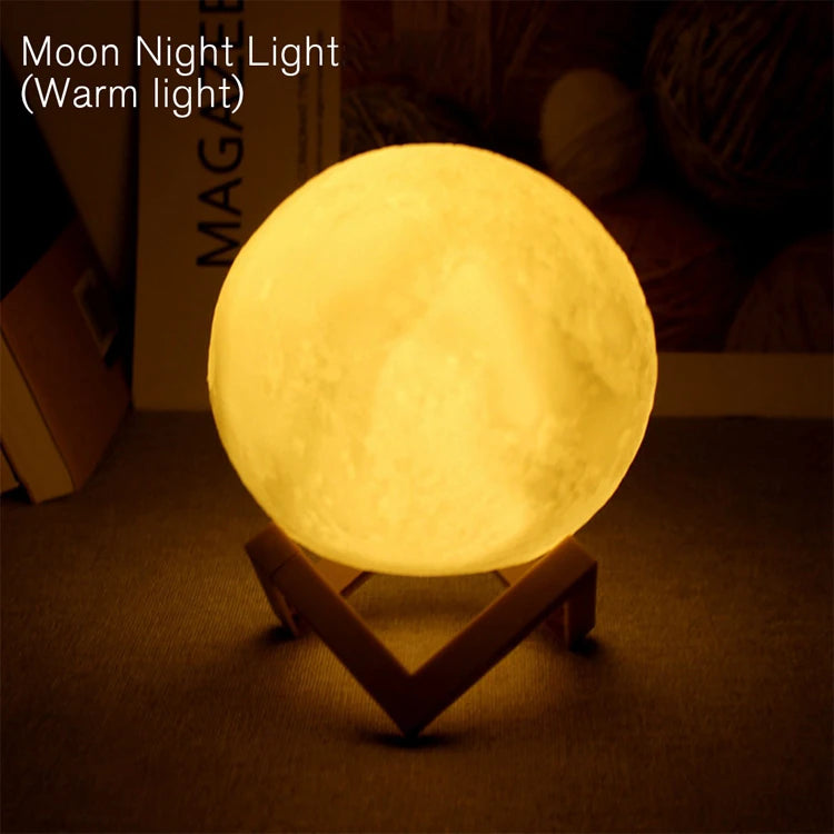 Aurora Moon Lamp