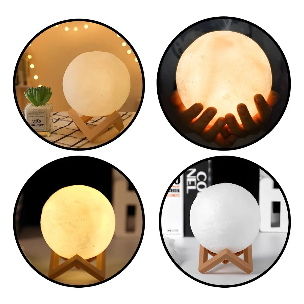 Aurora Moon Lamp